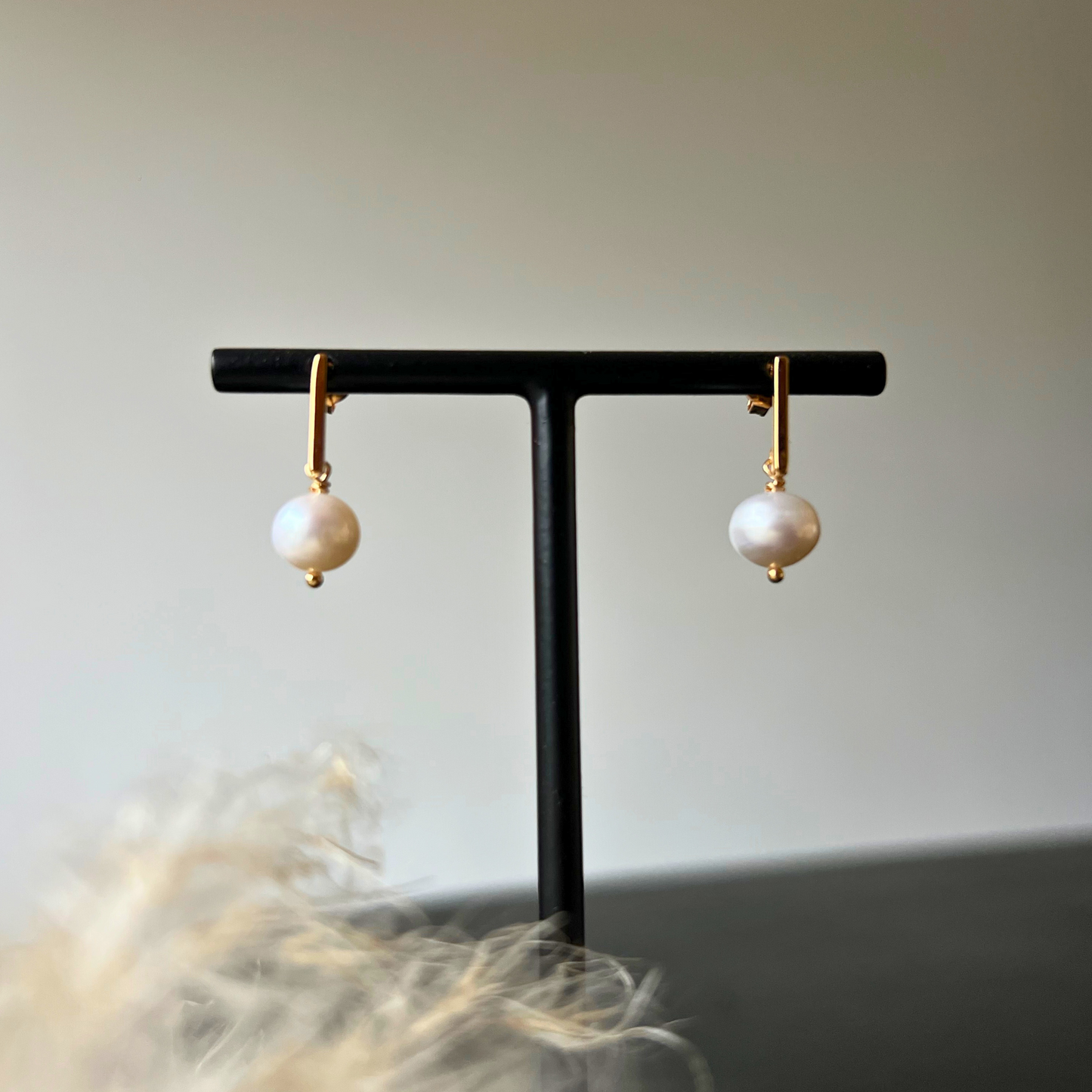 boucles d'oreilles perle d'eau douce