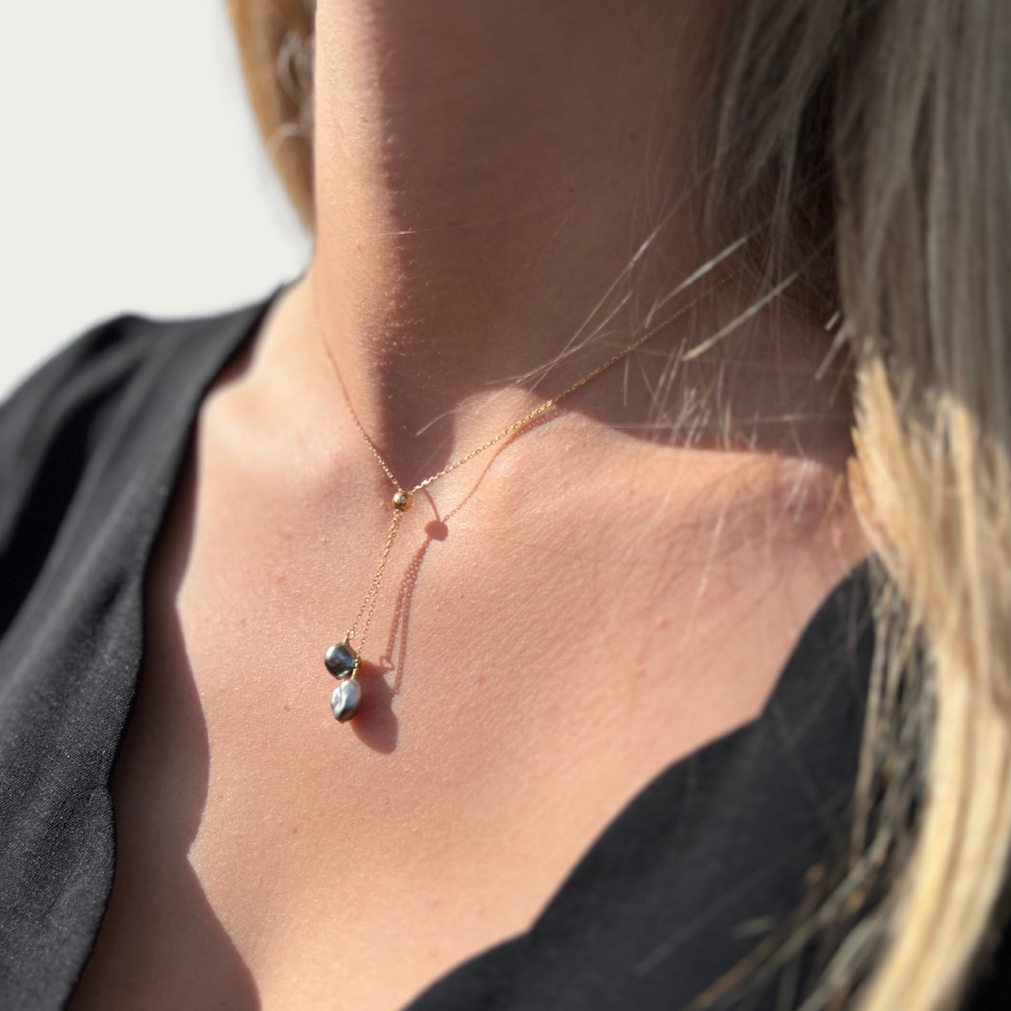 collier deux keshis de tahiti