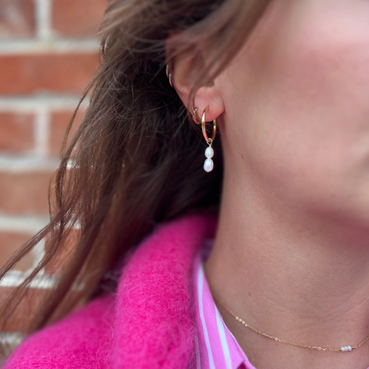 Anneaux perle d'eau douce