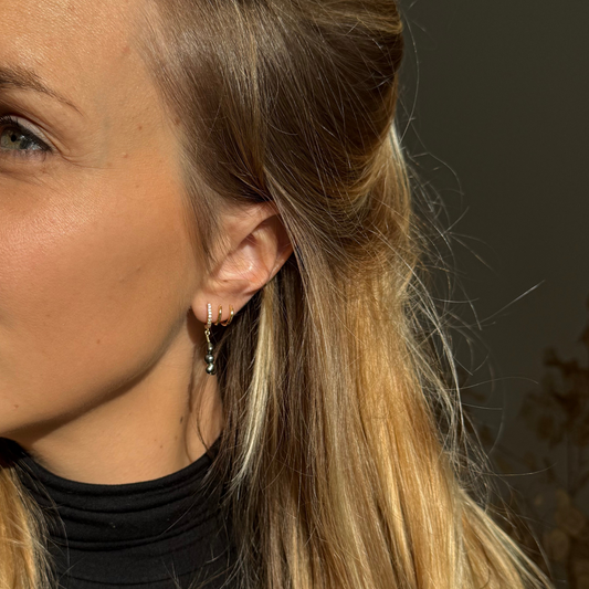 Anneaux strass 3 keshi tahiti