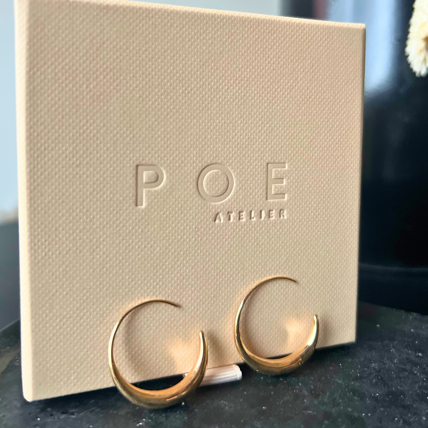 boucles d'oreilles créoles goldfilled