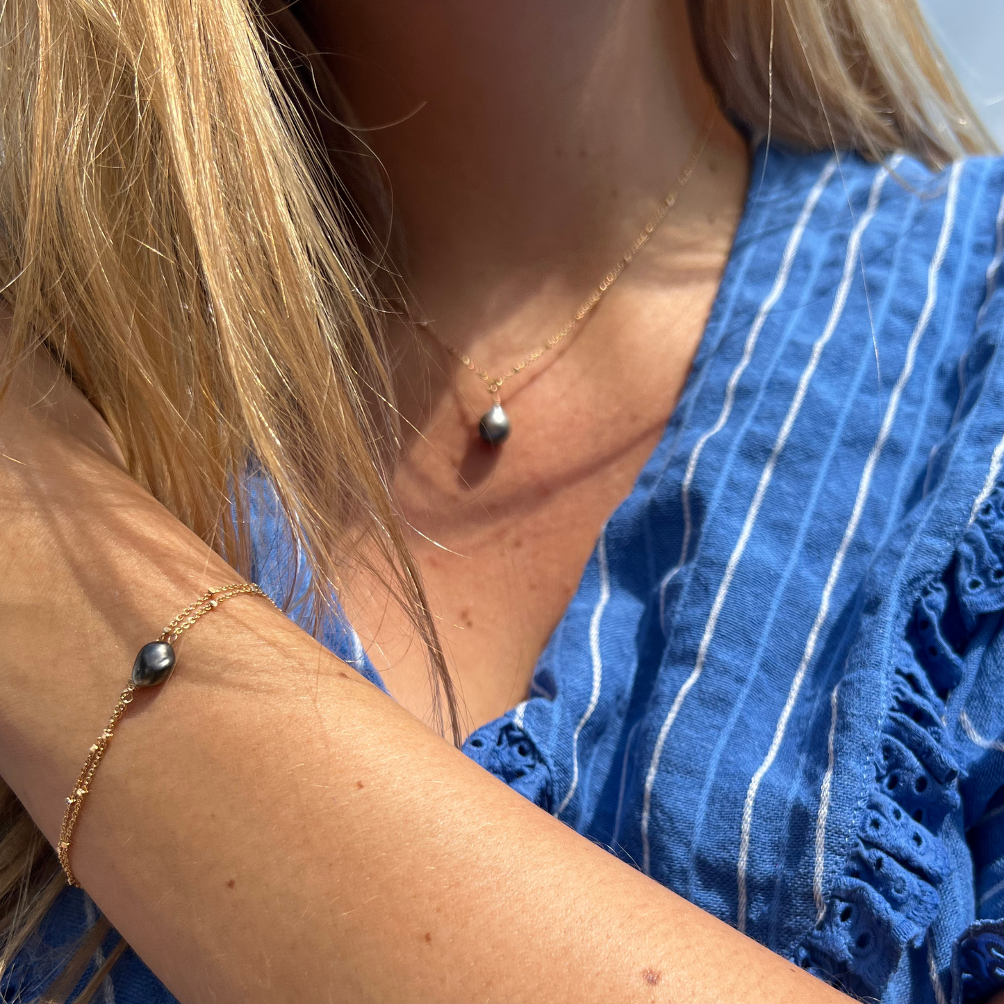 bijou collier perle de tahiti