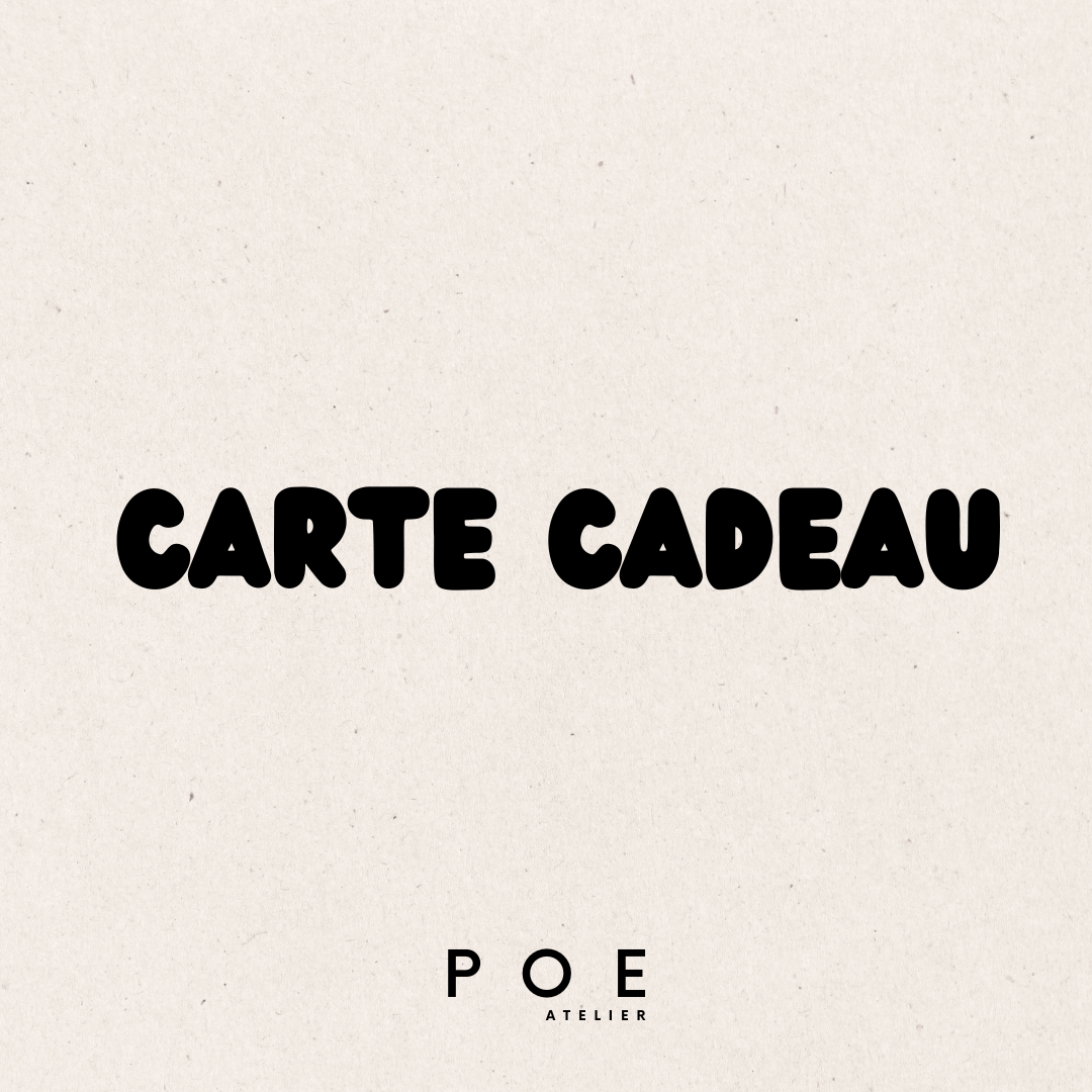 CARTE CADEAU POE ATELIER