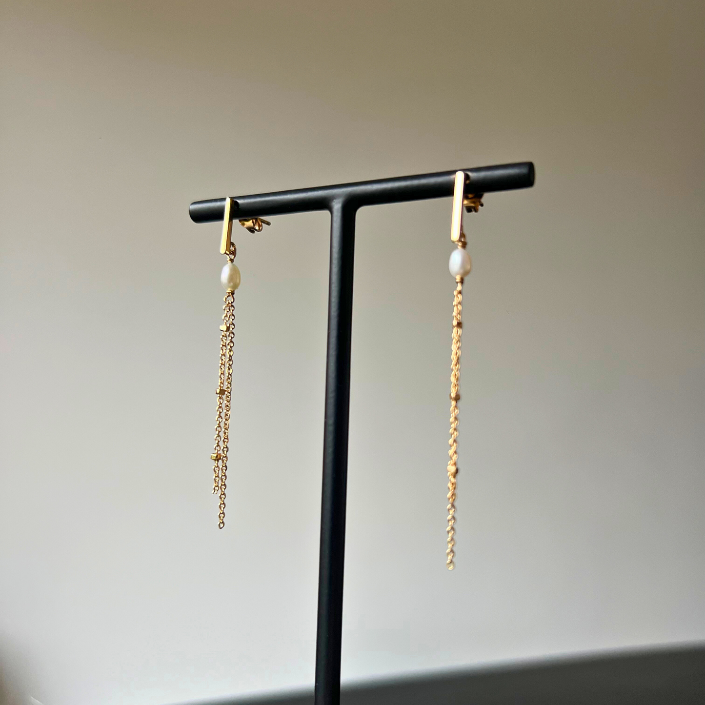 BOUCLES D'OREILLES CÉLESTE - Perle d'eau douce