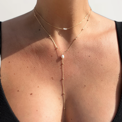 COLLIER LE VERTIGINEUX - Perle d'eau douce