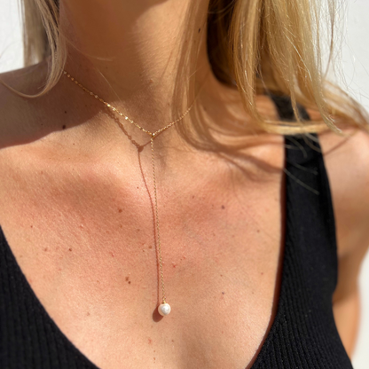 COLLIER L'ÉTERNEL - Perle d'eau douce