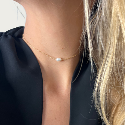 COLLIER L’ETERNEL -  Perle d'eau douce