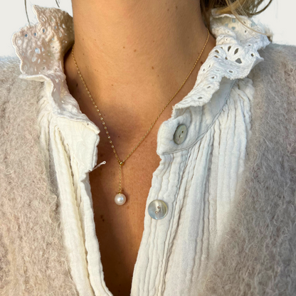 COLLIER L'ÉTERNEL - Perle d'eau douce